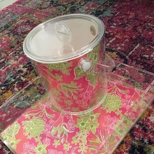 Lilly Pulitzer Ice Bucket and Serving Tray